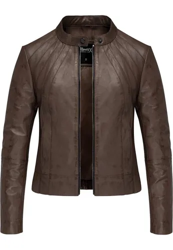 REPUBLIX Lederjacke WILLOW Echtleder Damen Biker Zipper Jacke