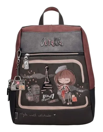 Anekke Mademoiselle Daypack 32 cm - Stylischer Rucksack mit Anekke-Print, geräumigem Hauptfach und verstellbaren Schultergurten – der perfekte Alltagsbegleiter für modebewusste Frauen.