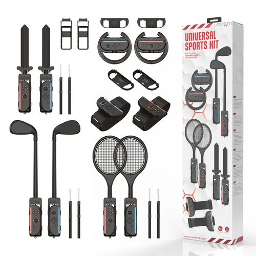 10-in-1 Sports Kit für Nintendo Switch 2 | Räder Schläger Schläger Schwerter ...