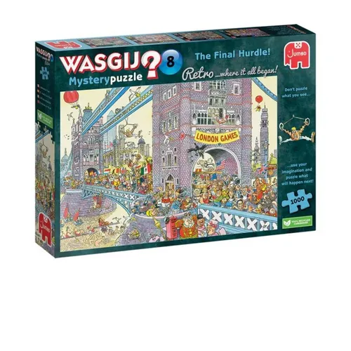 Jumbo Spiele Puzzle - Wasgij Retro Mystery 8: The Final Hurdle! 1000 Teile