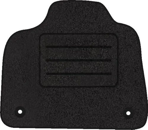 Fußmatten Velours Autoteppich passend für Citroen DS5 Fahrer schwarz