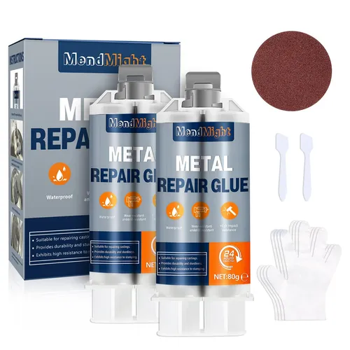 Produktbild Metallkleber Extra Stark 160g | Flüssigmetall Hitzebeständig -40°C bis +300°C...