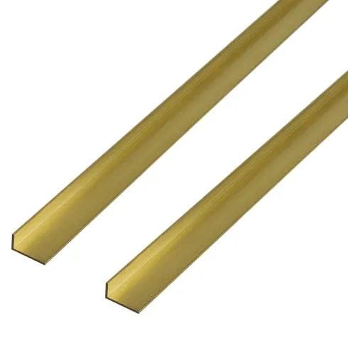 Alberts 497569 Winkelprofil aus Messing – 2er Set 1000 x 20 x 15 mm - Hochwertiges ungleichschenkliges Winkelprofil aus Messing für präzise Anwendungen. Ideal für Bauprojekte, robust und langlebig. Verlassen Sie sich auf die bewährte Qualität von Alberts!