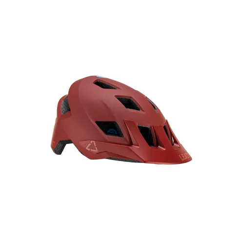 Leatt Helmet MTB All Mountain 1.0 Lava M - Fahrradhelme mit 360° Turbine Technologie für ultimativen Schutz und hervorragende Belüftung dank 14 Öffnungen, ideal für heiße Tage.
