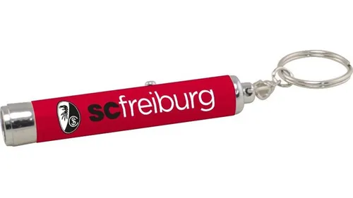 Produktbild SC Freiburg SCF Schlüsselanhänger Logoschein Fußball Rot