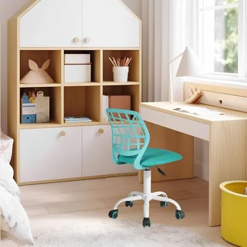 FurnitureR Höhenverstellbarer Kinderstuhl Schreibtisch – Bunter ergonomischer Stuhl für Kinder