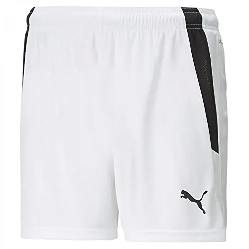 PUMA Damen Teamliga W Shorts, Puma White-puma Black, M EU