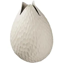 ASA Selection carve Vase, natur – Zeitlose Eleganz - Vasen: Handgefertigte Vase aus Steinzeug mit mattem Finish, perfekt für kreative Blumenarrangements und vielseitig einsetzbar – spülmaschinengeeignet und ideal für jeden Einrichtungsstil.