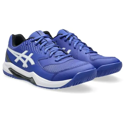 ASICS GEL-DEDICATE 8 CLAY Tennisschuhe, Gr. 42, schwarz cobalt, weiß - Sneaker für Sandplätze, ausgestattet mit GEL-Technologie für hohen Dämpfungskomfort und optimale Unterstützung bei jedem Match.