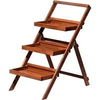 dobar Pflanzentreppe 3-stufig, Braun