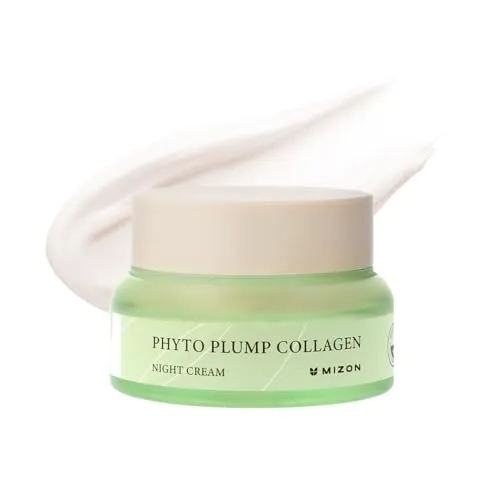 Mizon Phyto Plump Collagen Straffende Nachtcreme, 50 ml in pink von MIZON