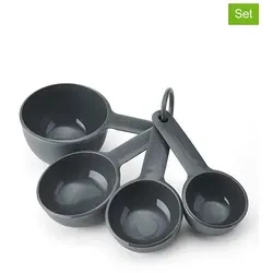 KitchenAid 4tlg. Set: Messlöffel in Grau - (L)18 cm