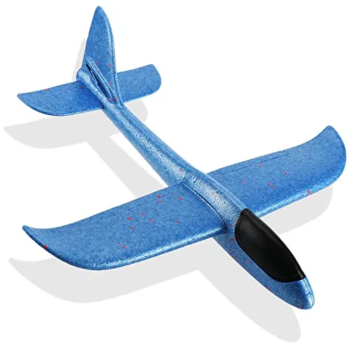 com-four® Styroporflugzeug für Kinder und Erwachsene von COM-FOUR