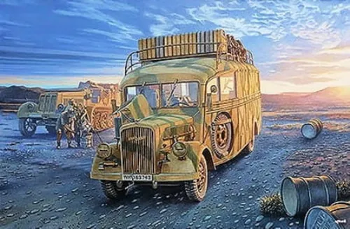 Opel Blitz Omnibus W39 Stabwagen / 1:35 - Roden 810