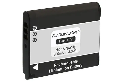 mtb more energy Akku für Panasonic DMW-BCN10 / Leica BP-DC14 Kamera-Akku kompatibel mit Akku-Typ Panasonic BCN10 - EOL 800 mAh (3,7 V)