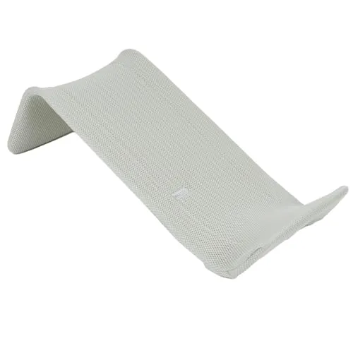 BÉABA Ergonomische Baby-Badewippe – Grau Samt, Rutschfest und Schnell Trocknend