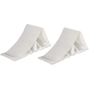 HP-Autozubehör Unterlegkeile für Auto und Anhänger, Kunststoff, weiß, 2 Stück