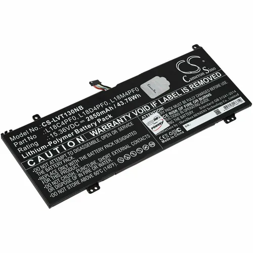 Powery Akku für Laptop Lenovo ThinkBook 13s-IML-20RR005GAU, 15,36V, Li-Polymer