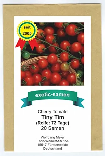 Rote Mini-Tomate -Tiny Tim