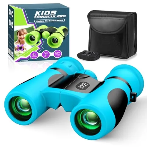 Fernglas Kinder Vergrößerung 8X21, Mini Fernglas Kinder Spielzeug ab 3-12 Jahre, Outdoor Spielzeug Fernrohr Weihnachts Geschenke für Kleine Junge - Konzert, Fußballspiel‌, Wandern