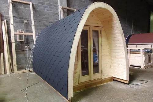 Produktbild Campinghütte Tiny House – Skandinavische Holzhütte
