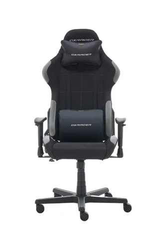 DXRacer Gaming Stuhl OH/FD01/NG - F-Serie, Schwarz-Grau - Gaming Stuhl für höchsten Komfort und Unterstützung während langer Spielsessions, ergonomisches Design für die F-Serie.