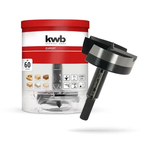 kwb Forstnerbohrer Ø 60 mm – Präzisionsbohrer für Holz