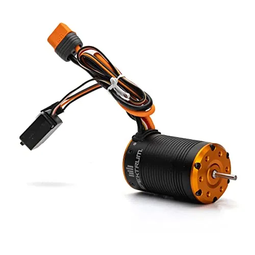 Spektrum Firma 2-in-1 Brushless Crawler Motor/ESC: 2300Kv, Orange/Abendrot im Zickzackmuster (Sunset Chevron)