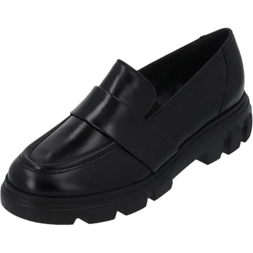Paul Green 1173 Schwarz (Black) UK8 - GR42 - Slipper & Mokassins für Damen aus hochwertigen Materialien, bieten exzellenten Tragekomfort und sind vielseitig kombinierbar für jeden Anlass.