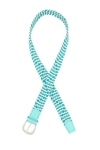 Ulla Popken Hüftgürtel Flechtgürtel zweifarbig - Eleganter Flechtgürtel in zweifarbigem Design mit hochwertiger Metallic-Schnalle. Ideal für stilvolle Akzente, Breite ca. 3 cm.