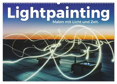 Benjamin Lederer | Lightpainting - Malen mit Licht und Zeit (Wandkalender 2025) - Kreativer Wandkalender mit 14 Seiten, der die faszinierende Kunst des Lightpaintings zeigt. Ideal für Kunst- und Fotografie-Liebhaber, bringt er Farbe und Inspiration in Ihr Zuhause.