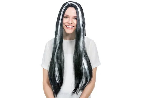 dressforfun Kostüm-Perücke Perücke Vampir Langhaar