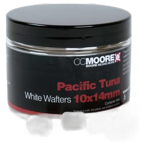  CC Moore Pacific Tuna White Dumbell Wafters 10X14mm - 56g Boilies 169,46€/1kg