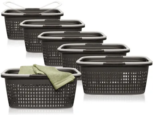 Hausfelder Wäschekorb Set (6 St) in grau von Hausfelder