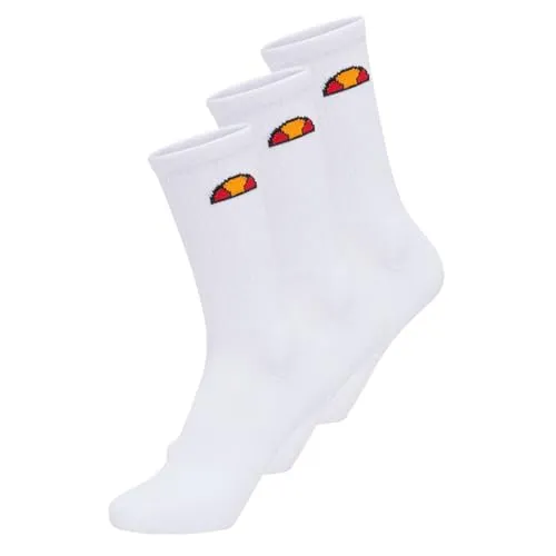ellesse Tisbi 3er-Pack Socken, Weiß, Größe 40-42