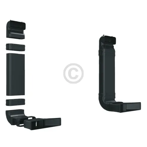 Bosch HEZ9VDKR1 Umluftmodul für Dunstabzugshaube - Schwarz - Dunstabzugshauben-Zubehör: Praktisches Umluftmodul für einfache Installation in Küchen mit 60 cm Arbeitsplattentiefe, sorgt für effiziente Luftzirkulation und saubere Luft beim Kochen.