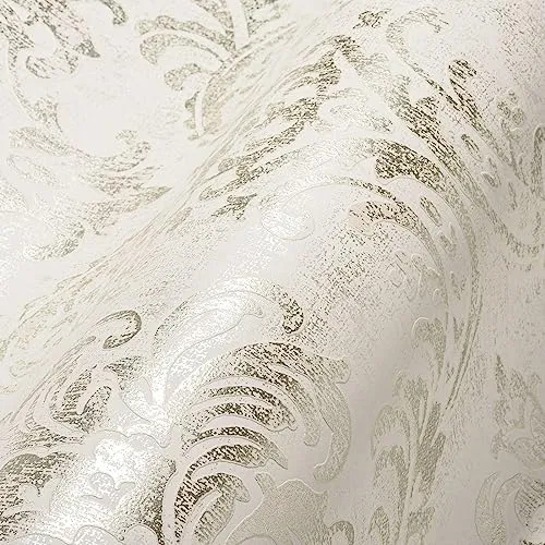living walls Vliestapete Metropolitan Stories - Ornament-Tapete mit Metallic-Effekten - Tapeten für stilvolle Räume, dimensionsstabil und einfach zu verarbeiten. Ideal für Wohnzimmer, Schlafzimmer oder Küche mit edlem Vintage-Look.