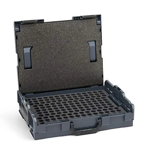 Bosch Sortimo L-Boxx 102 anthrazit mit Einsatz für Brennerdüsen