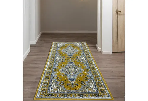 my home Oriental Läufer, Made in Belgium, 7 mm Höhe in gelb von My Home