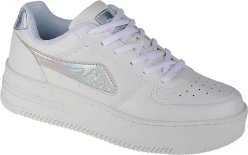 Kappa Unisex 243001gc-1017 Sneakers - Weiß, 41 EU - Damen-Sneaker aus hochwertigem Synthetik, flache Gummisohle für optimalen Komfort und schmaler Schnitt für eine perfekte Passform.