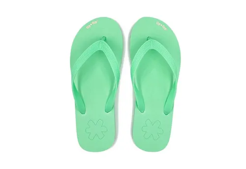 flip*flop Originals Damen Zehentrenner - Türkis (neo mint 4970), 40 EU - Sandalen, vegan und wasserfest, superleicht für maximalen Komfort im Sommer.