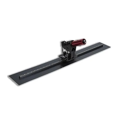 Produktbild Marshalltown Bodenglätter, Estrichglätter, Patsche inkl. BF9 Kippgelenk mit eckigen Enden, aus Blaustahl, Maß des Glätters: 914x217 mm