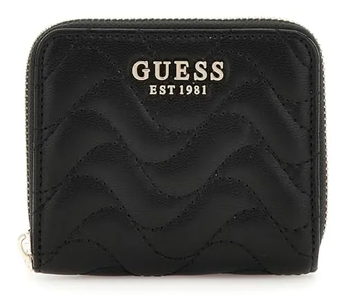 GUESS Melisandra SLG Small Zip Around Wallet S Black in schwarz von GUESS