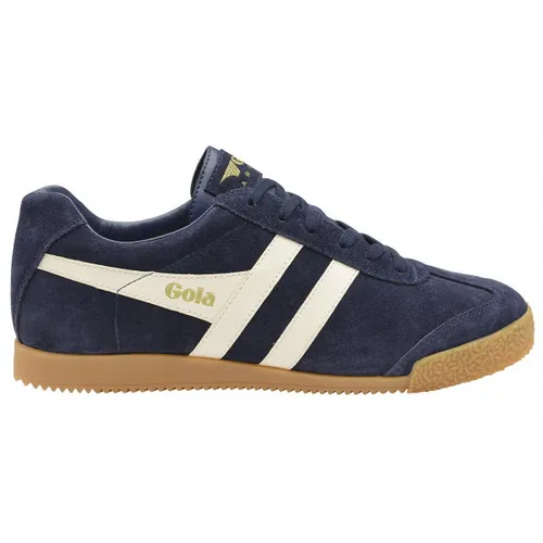 Gola Harrier Suede Sneaker blau 42 EU - Sneaker aus hochwertigem Wildleder, sportlicher Stil mit Gola Logo-Print, ideal für Freizeit und Sport.