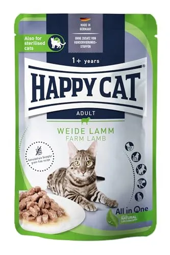 Happy Cat Culinary Meat in Sauce Weide Lamm Pouch 85 g
