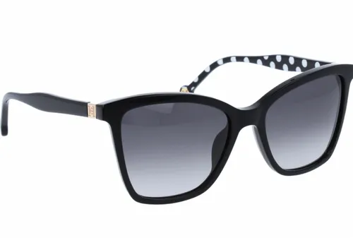 Carolina Herrera SHE888 0700 Sonnenbrille - Elegante Sonnenbrille im Cat-Eye-Design mit charmantem Polka-Dot-Muster. Ideal für stilbewusste Frauen, bietet UV400-Schutz und perfekten Sitz für viele Gesichtsformen.