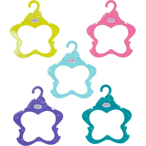 Zapf 831144 BABY born Kleiderbügel, 5er Pack 43 cm