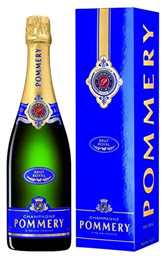 CHAMPAGNE POMMERY Champagner Brut Royal Geschenkpackung - Weine - Klassischer Champagner mit frischer Nase und feinen Fruchtaromen, perfekt als Aperitif für jede Gelegenheit. Ideal zum Verschenken!