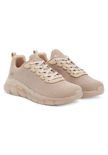 Skechers BOBS Sport B Flex - Visionary Essence Sneaker Damen 117346 NAT - Herrenmode, komfortabler Low-top Sneaker mit flexibler Sohle für optimalen Tragekomfort den ganzen Tag.