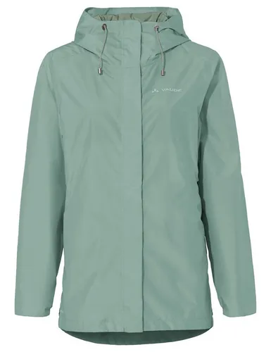 Vaude Women's Mineo 2L Jacket II - Modische Regenjacke für Damen - Funktionsjacken mit wind- und wasserdichtem Material, ideal für Regenwetter. Atmungsaktive Membran und verpackbar in eigener Innentasche – perfekt für unterwegs!